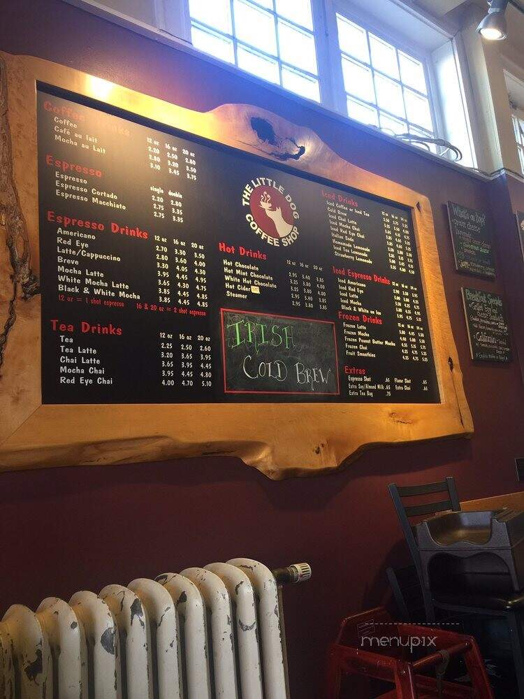 Little Dog Coffee Shop - Brunswick, ME menu_pic