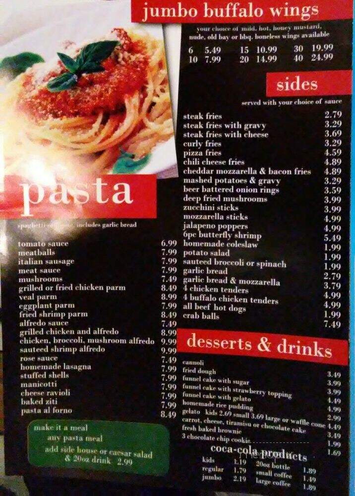 A Slice Of Italy Pizza - Glen Burnie, MD menu_pic