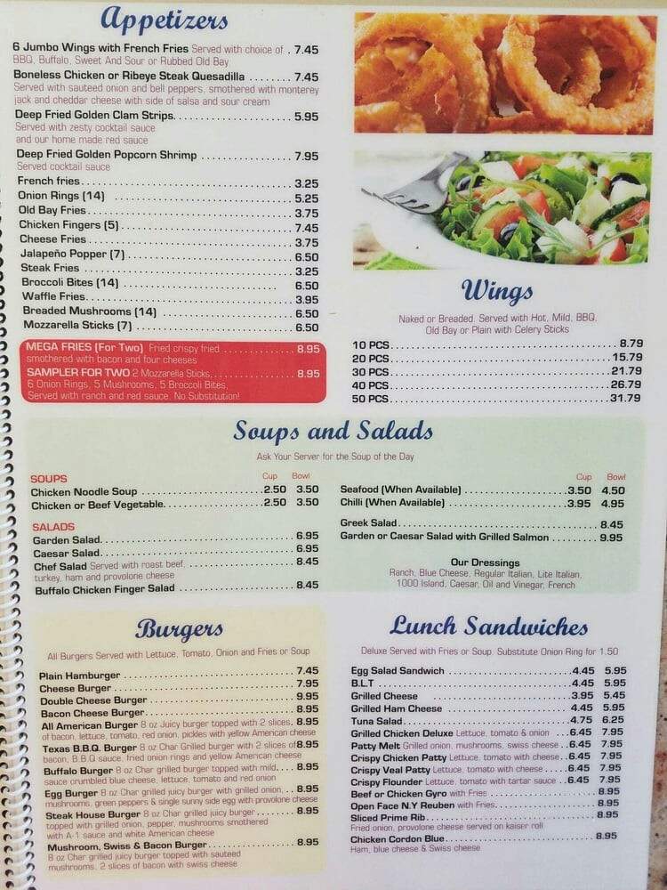 Aberdeen Eagle Diner - Aberdeen, MD menu_pic