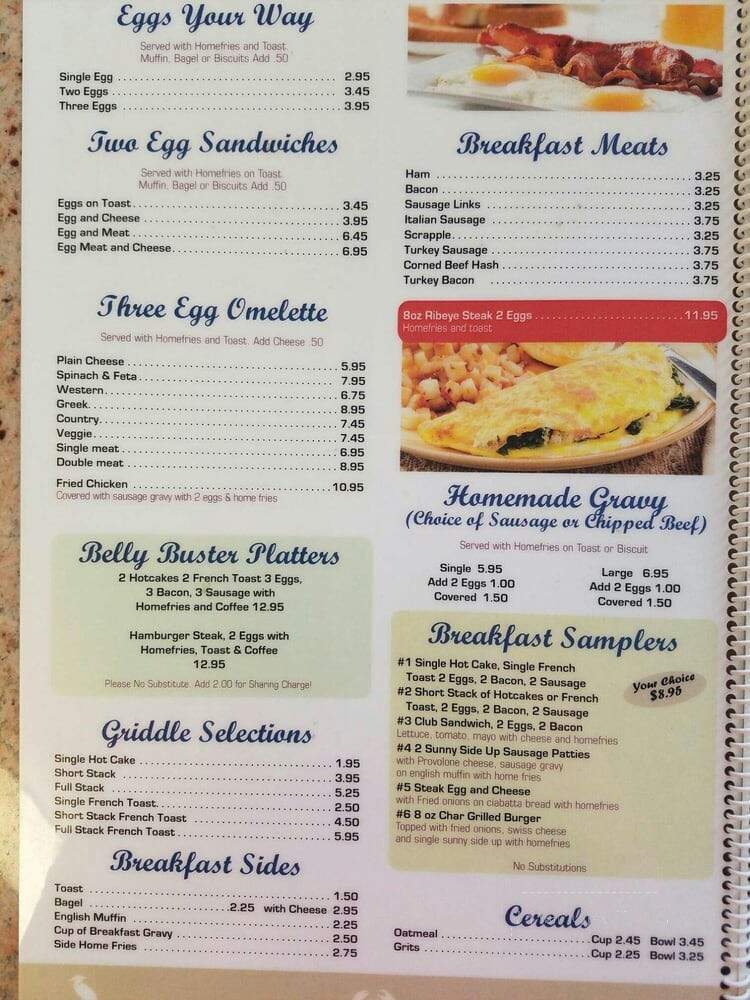 Aberdeen Eagle Diner - Aberdeen, MD menu_pic