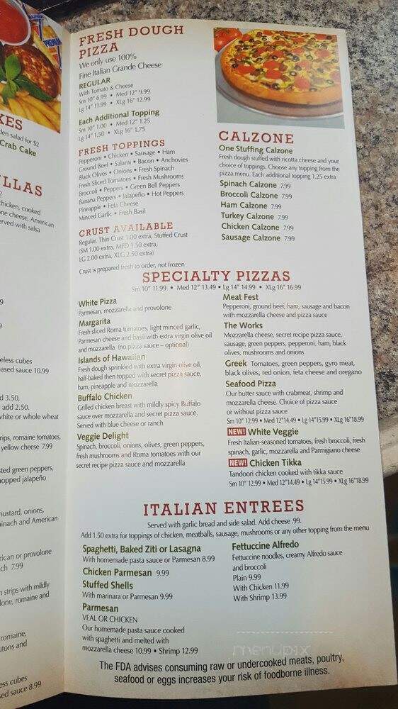 Arlon's Carry Out - Baltimore, MD menu_pic