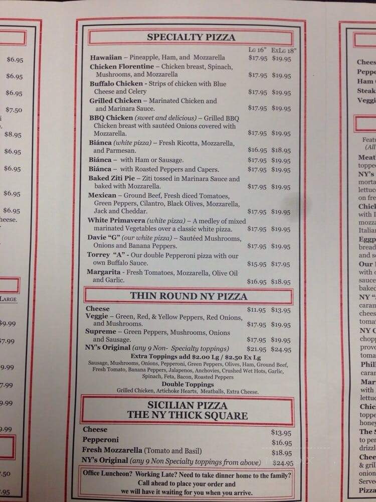 Brookside Original Ny Pizza - Owings Mills, MD menu_pic