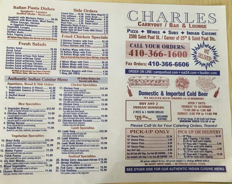 Charles Restaurant - Baltimore, MD