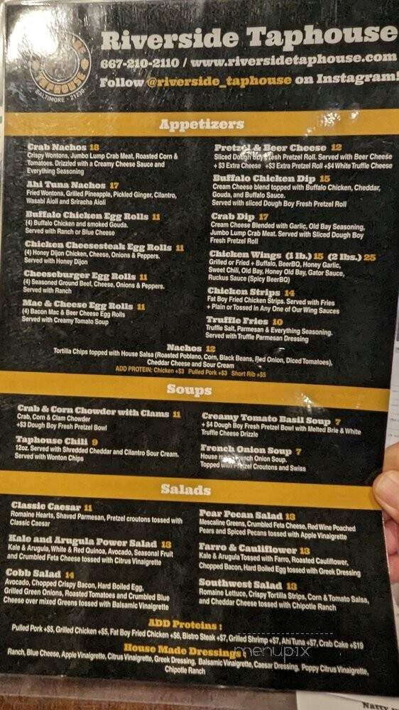 Charlotte's - Baltimore, MD menu_pic