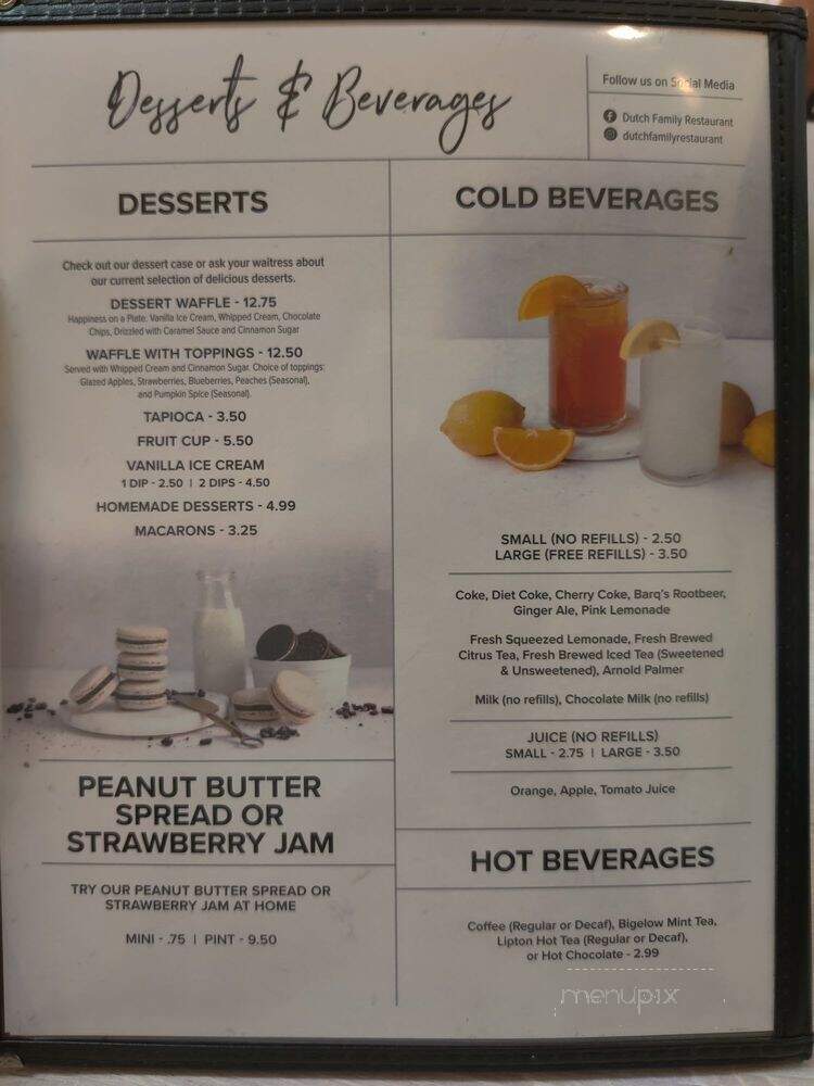 Dutch Family Restaurant - Germantown, MD menu_pic