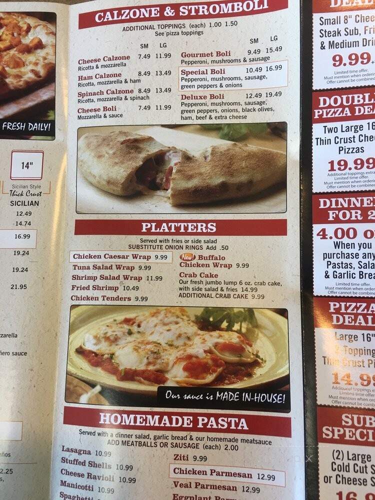 Fortunato Brothers Pizza - Abingdon, MD menu_pic