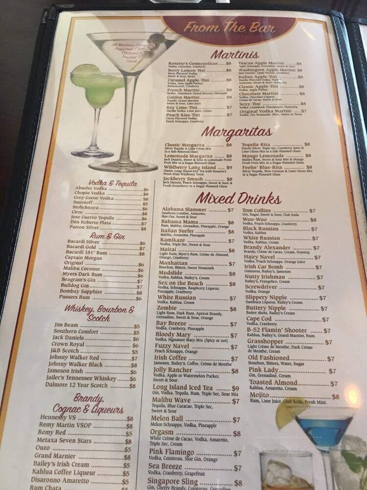 Gamba's - Rosedale, MD menu_pic