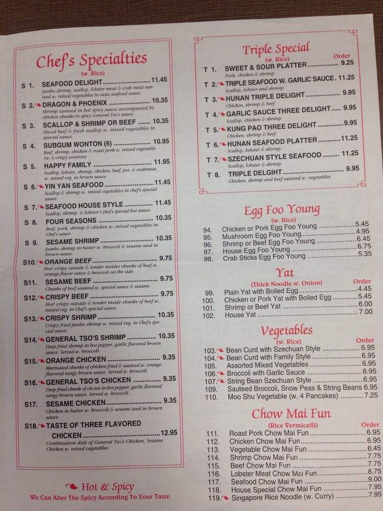 Great Taste Chinese Restaurant - Baltimore, MD menu_pic