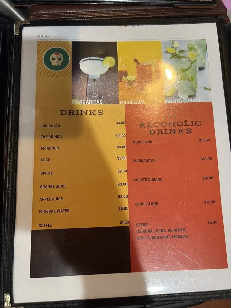 Gringada Mexican Restaurant - Beltsville, MD menu_pic