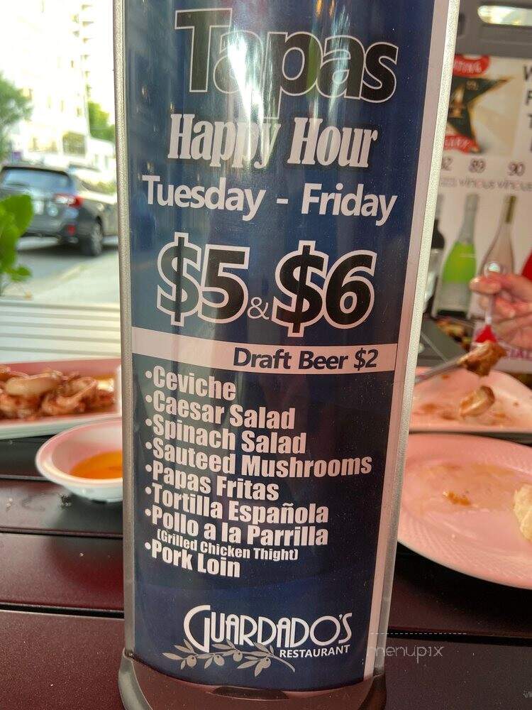 Guardados - Bethesda, MD menu_pic