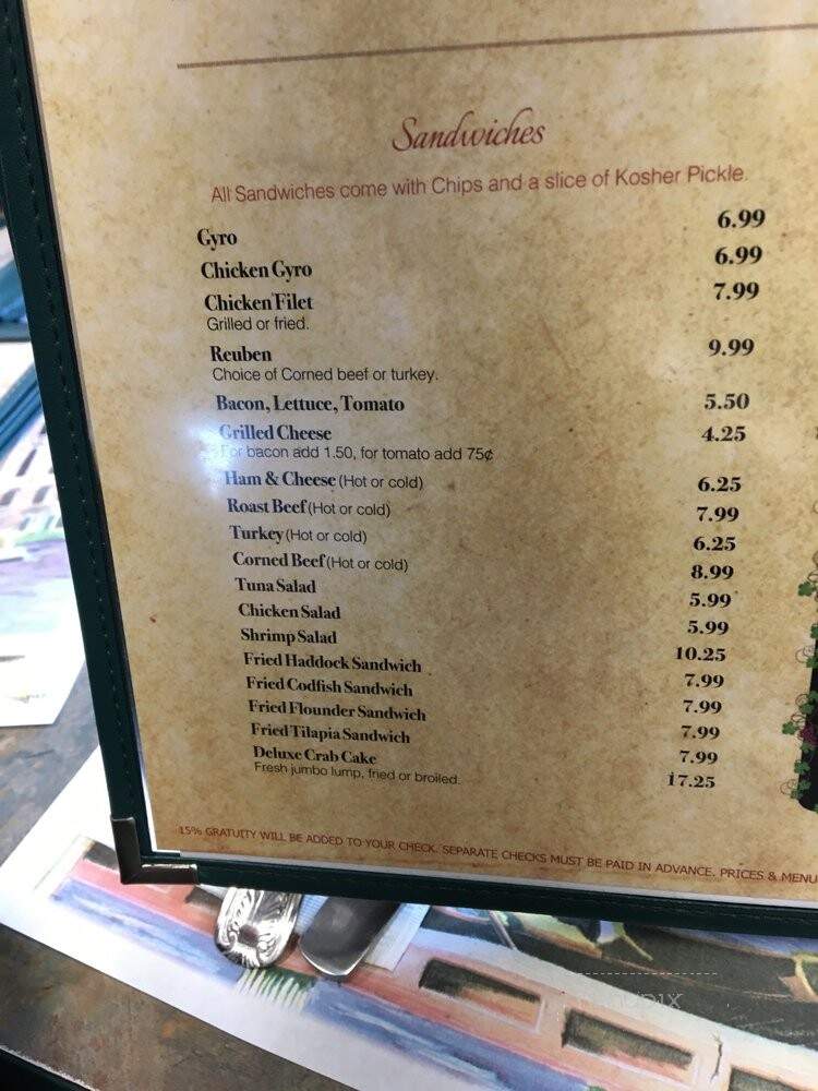 Italiano's - Baltimore, MD menu_pic
