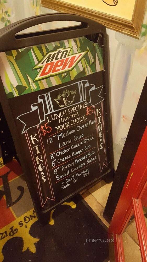 King's Grill & Bar - Baltimore, MD menu_pic
