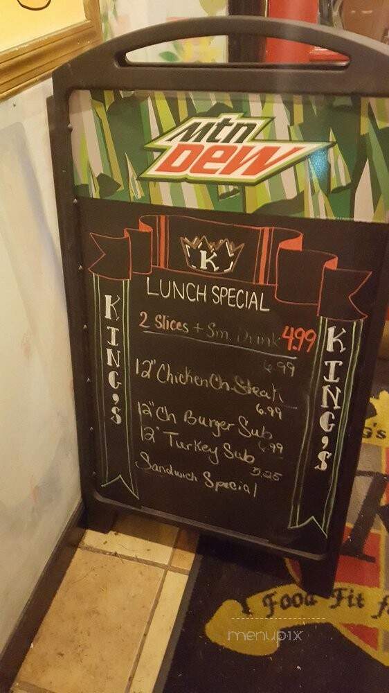 King's Grill & Bar - Baltimore, MD menu_pic