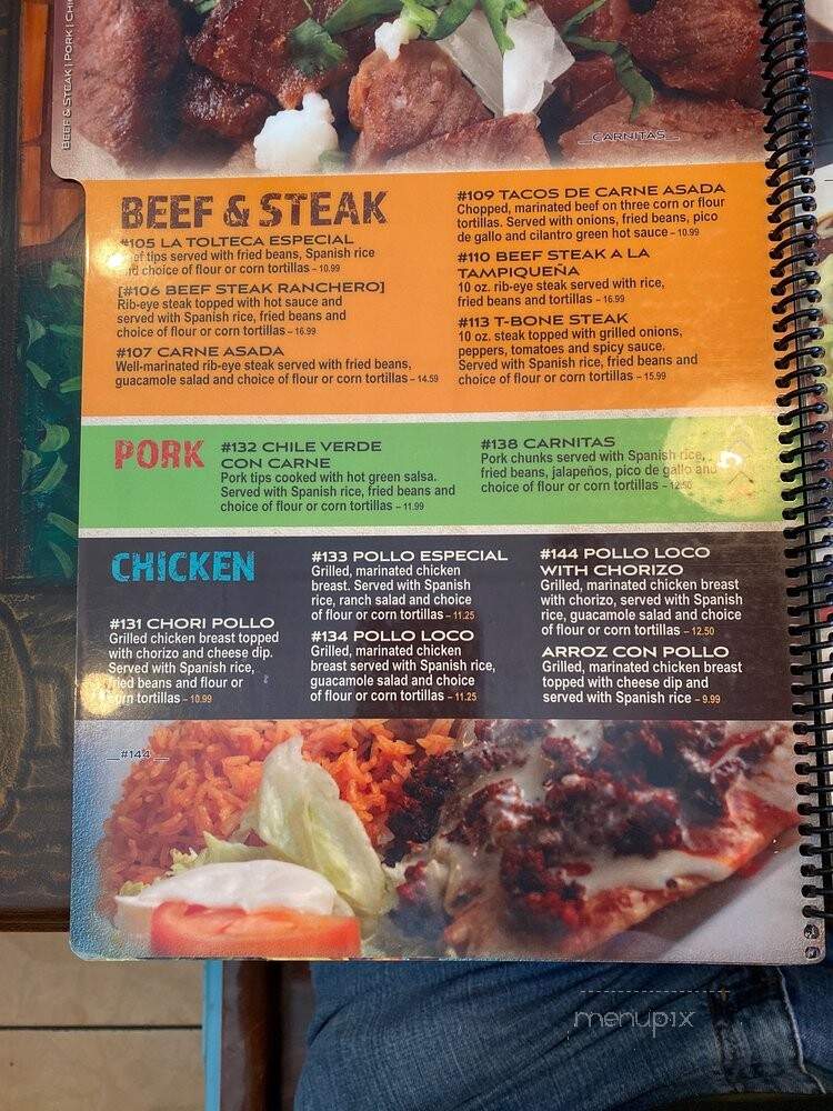 La Tolteca - Bel Air, MD menu_pic