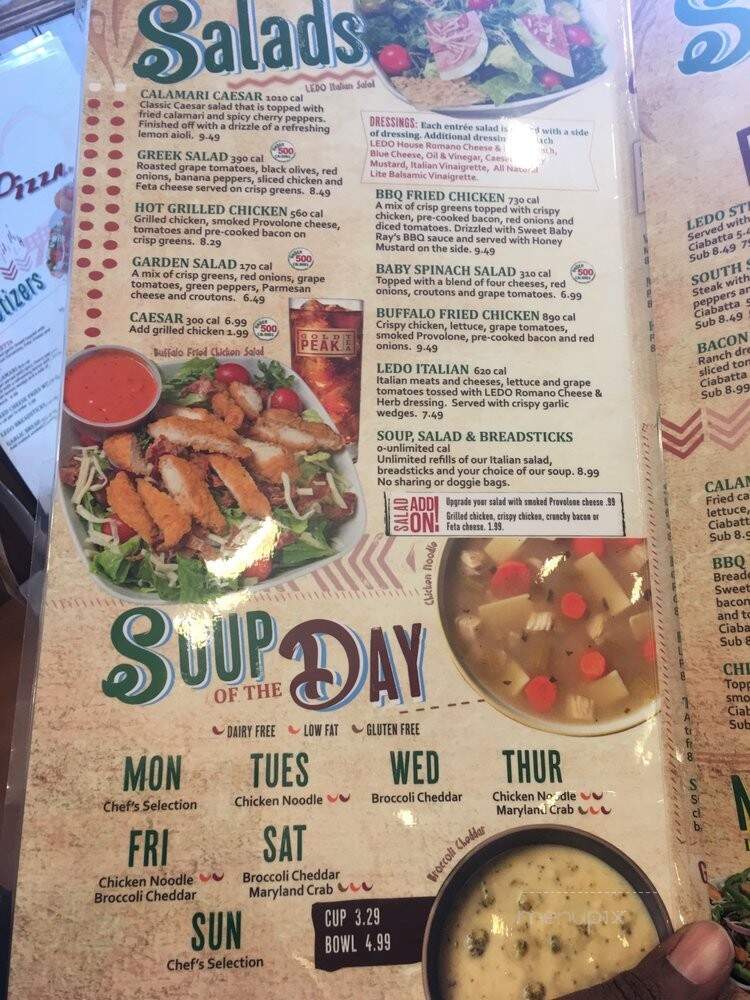 Ledo - Laurel, MD menu_pic