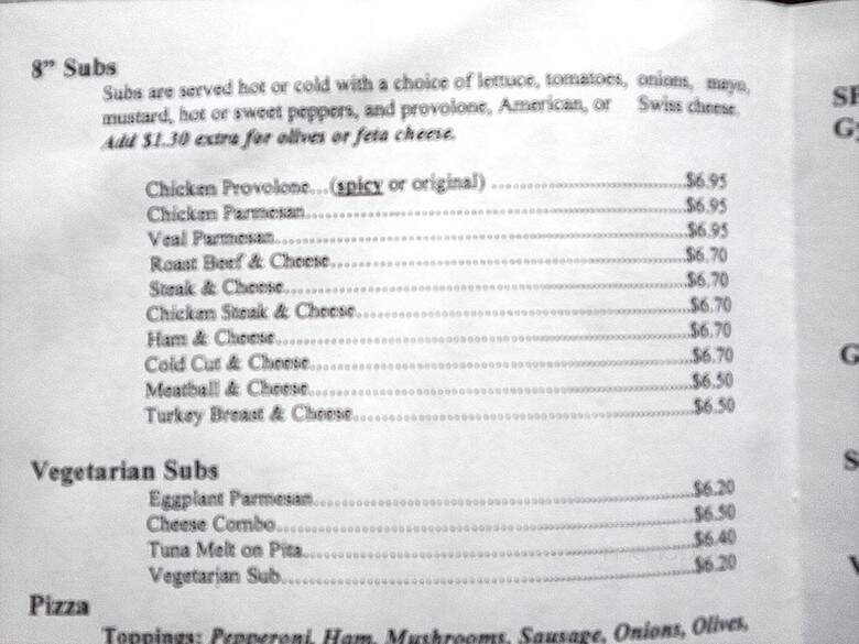 Marathon Deli - College Park, MD menu_pic