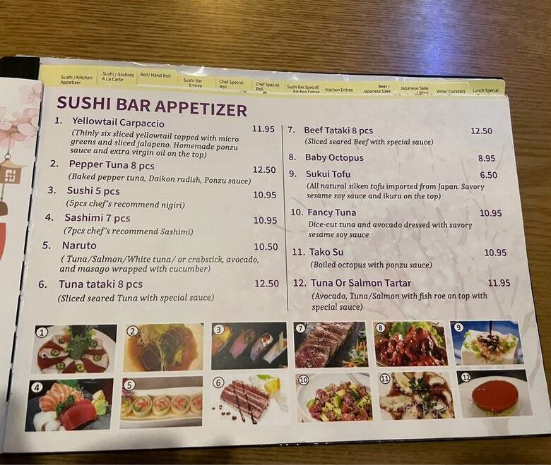 Matsu Japanese Restaurant - Linthicum Heights, MD menu_pic
