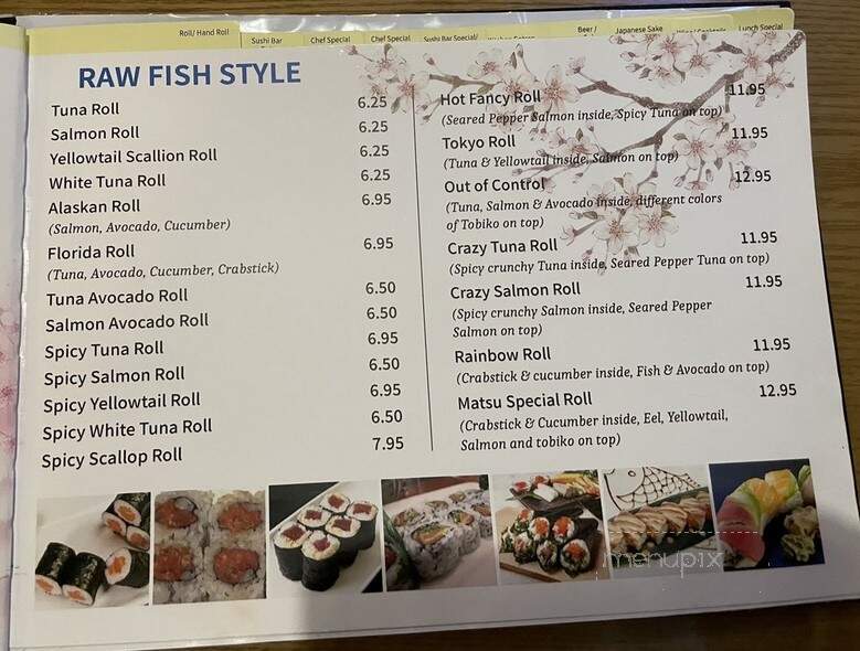Matsu Japanese Restaurant - Linthicum Heights, MD menu_pic