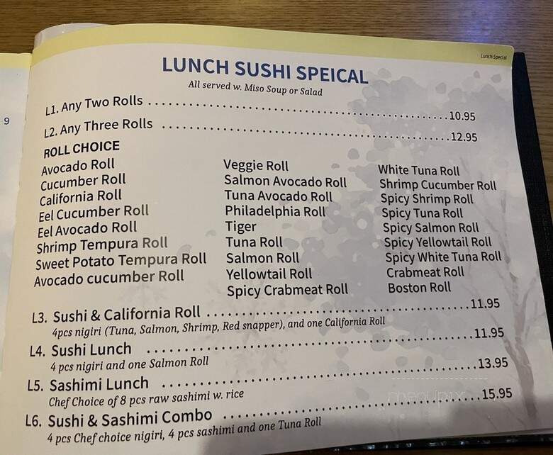 Matsu Japanese Restaurant - Linthicum Heights, MD menu_pic