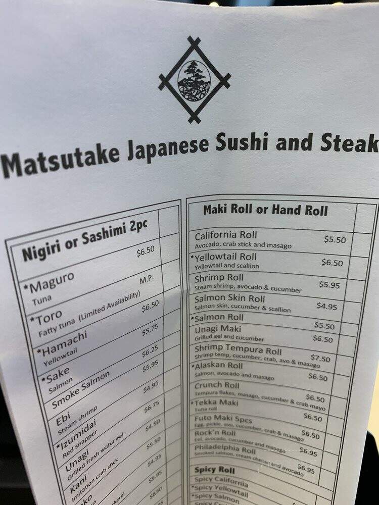 Matsutake Sushi & Steak - Frederick, MD