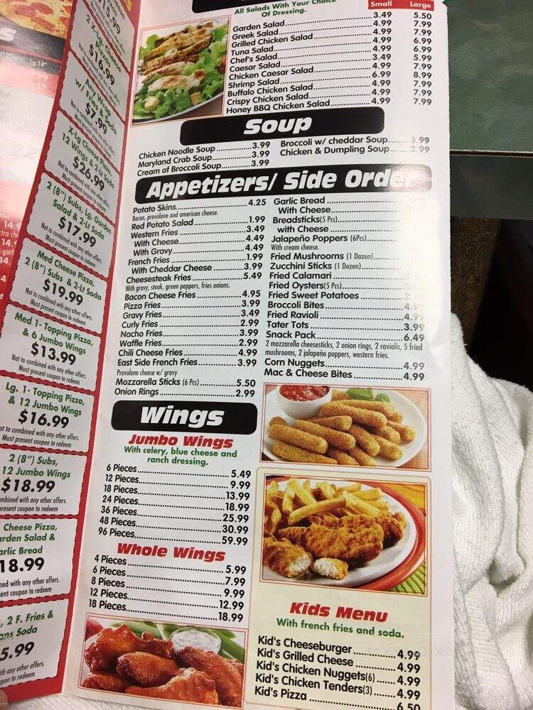 Mr Magoo Pizza - Baltimore, MD menu_pic