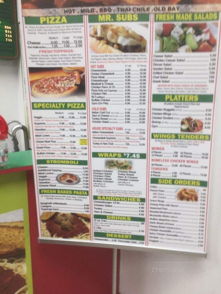 Mr Pizza & Subs - Gambrills, MD menu_pic