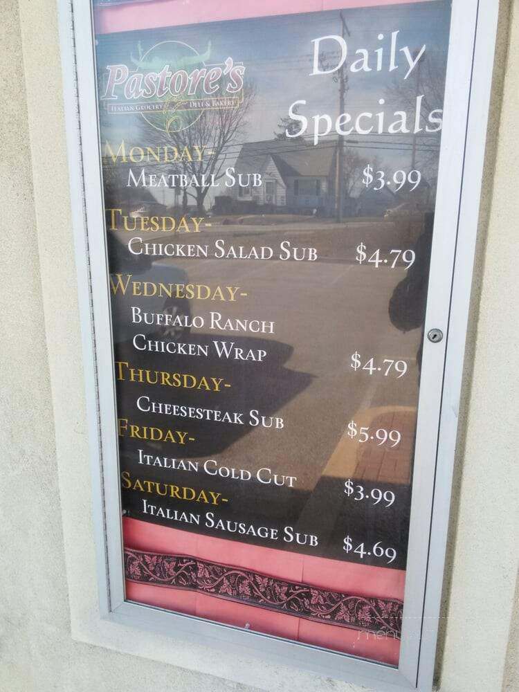 Pastore's Business Lunches - Baltimore, MD menu_pic