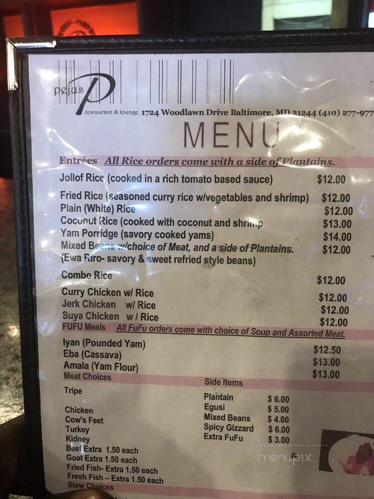 Peju's Kitchen - Baltimore, MD
