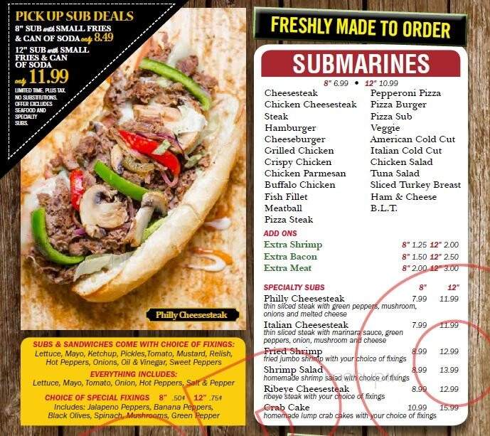 Pizza Bravo Plus - Baltimore, MD menu_pic