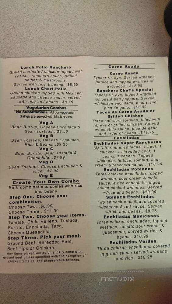 Plaza Garibaldi - Glen Burnie, MD menu_pic