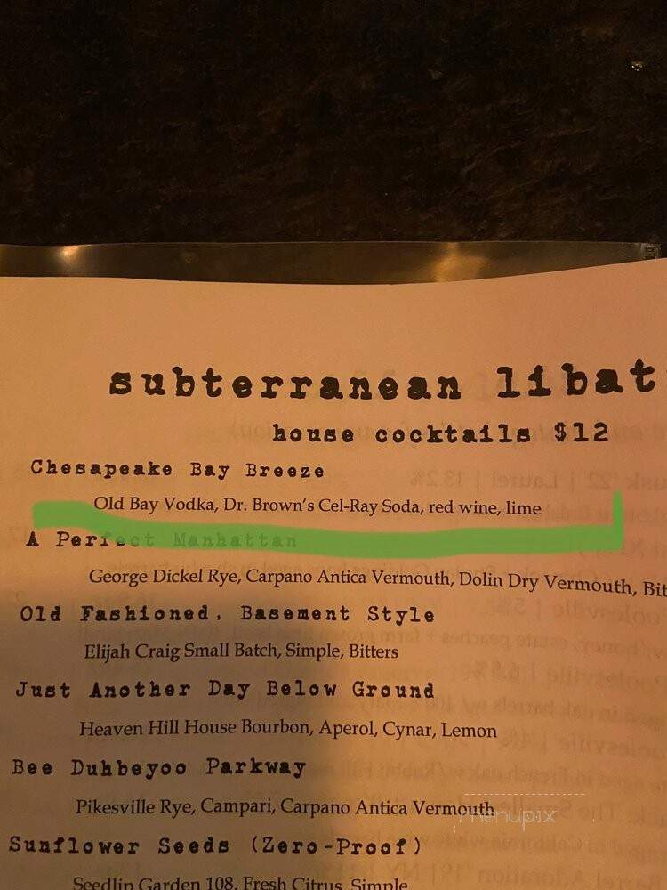 Quarry House Tavern - Silver Spring, MD menu_pic