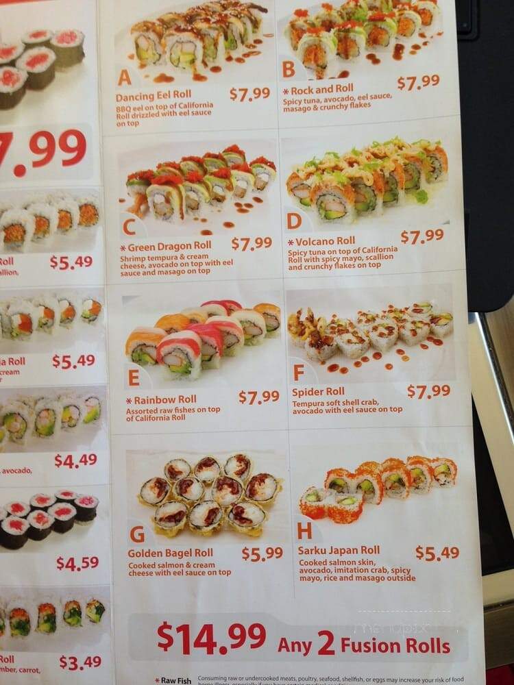 SJ Montgomery Sushi Food - Bethesda, MD menu_pic