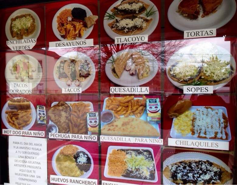 Sabor Azteca - Gaithersburg, MD menu_pic