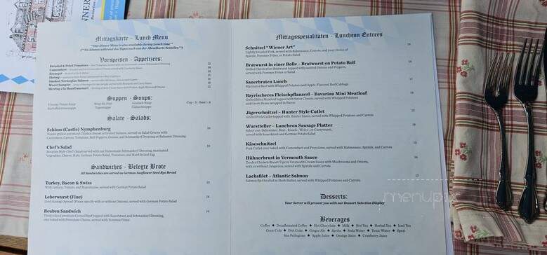 Schmankerl Stube-Bavarian - Hagerstown, MD menu_pic
