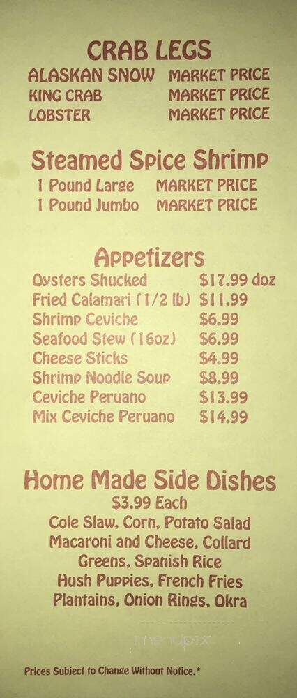 Seafood In & Out - Silver Spring, MD