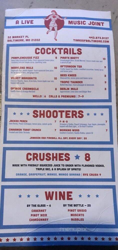Sidebar - Baltimore, MD menu_pic