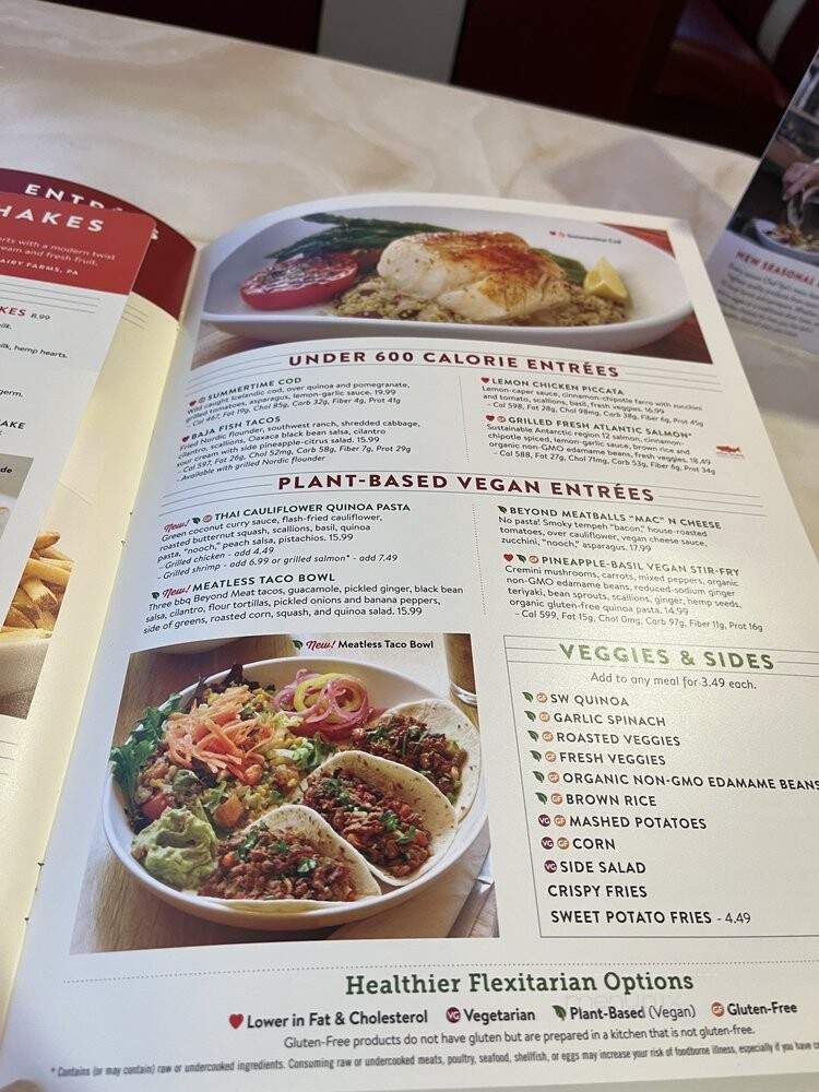 Silver Diner Development - Rockville, MD menu_pic
