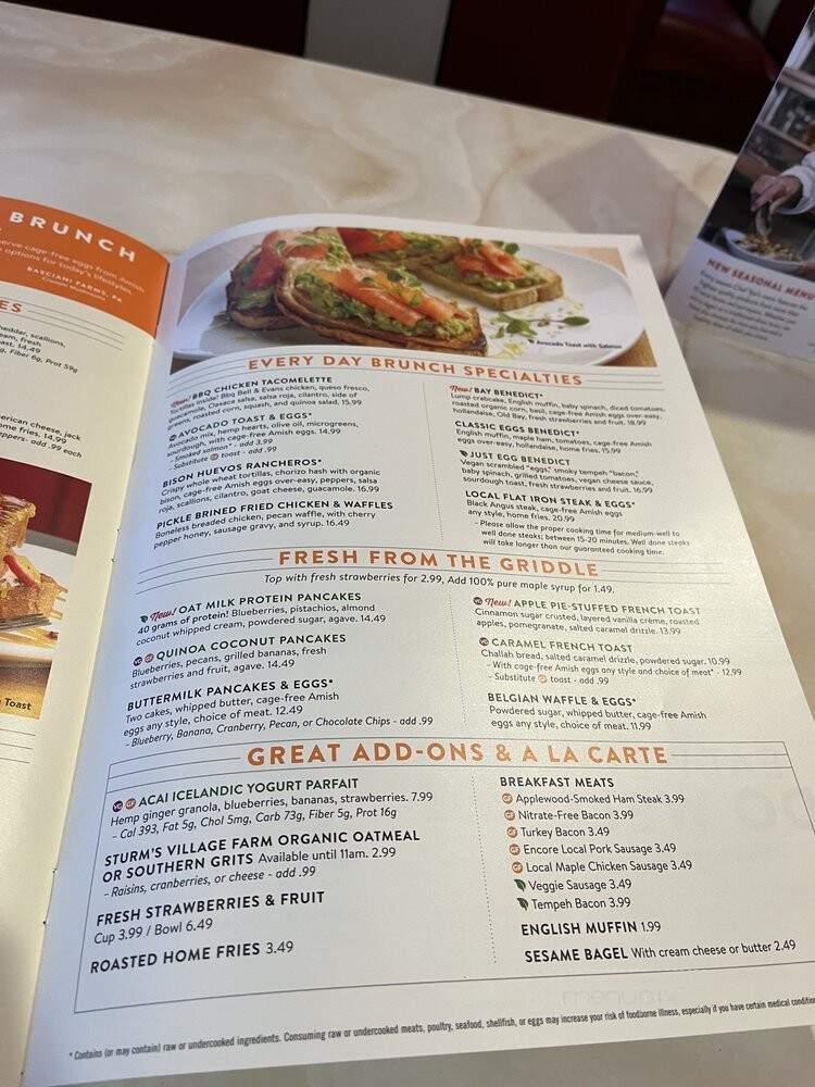 Silver Diner Development - Rockville, MD menu_pic