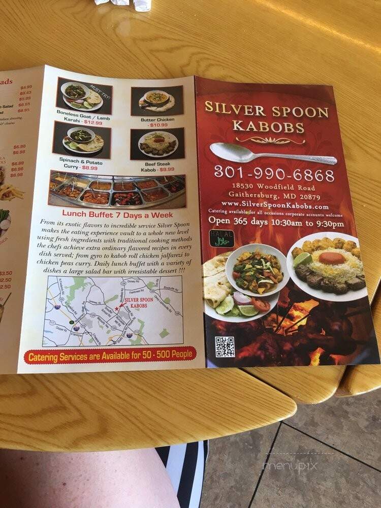 Silverspoon Restaurant - Gaithersburg, MD menu_pic
