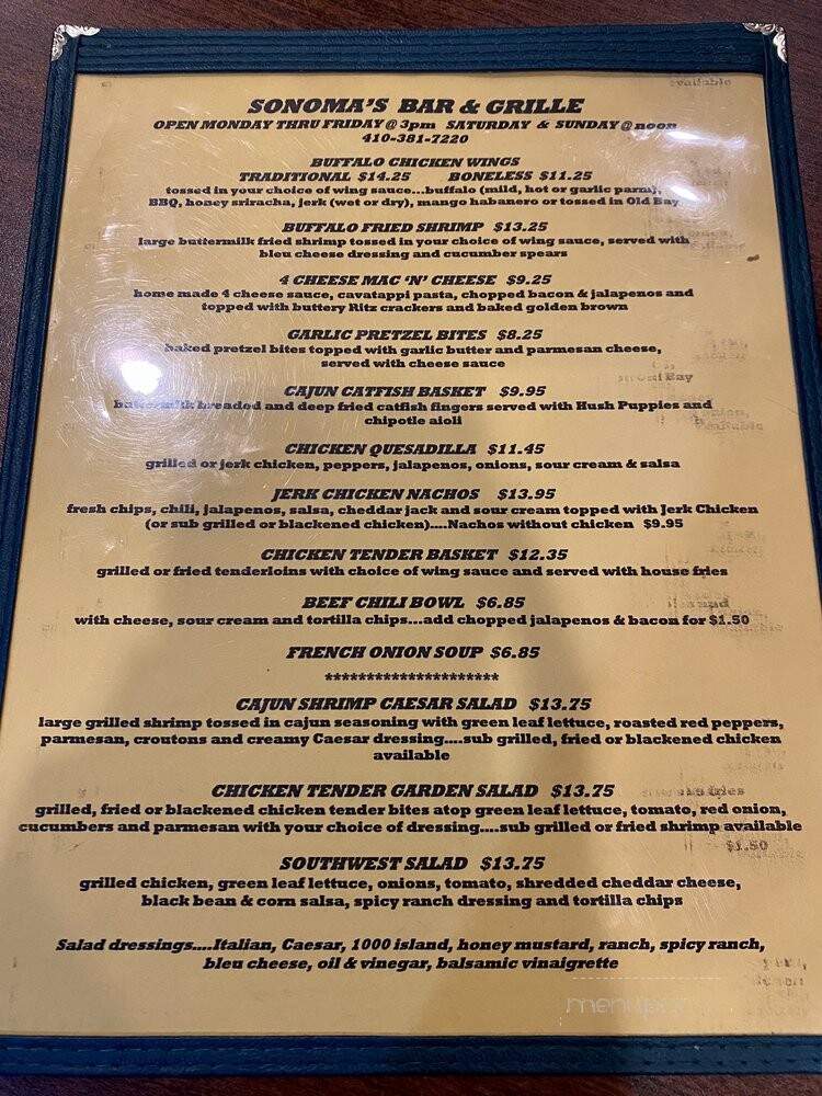 Sonoma's Bar & Grille - Columbia, MD