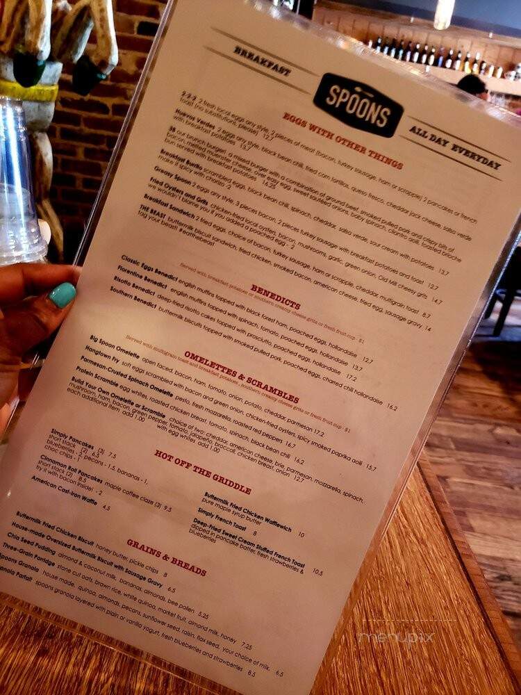 Spoons Coffee House & Rostery - Baltimore, MD menu_pic