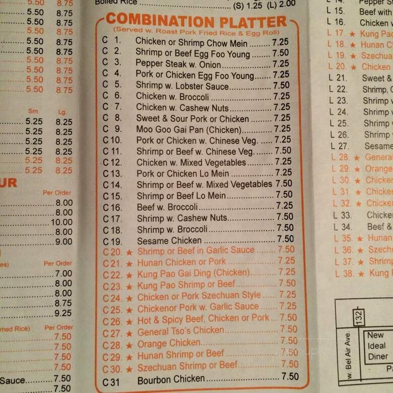 Szechuan Inn Chinese Restaurant - Aberdeen, MD menu_pic