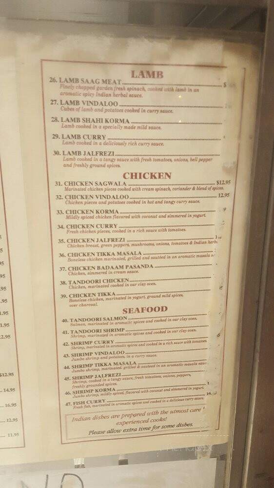 Tamber's Indian Amer Cuisine - Baltimore, MD menu_pic