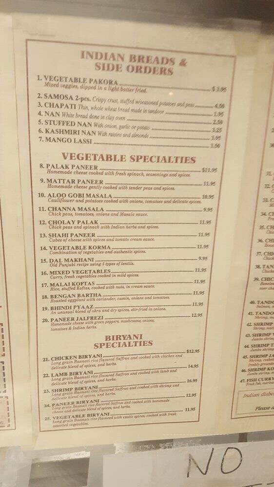 Tamber's Indian Amer Cuisine - Baltimore, MD menu_pic