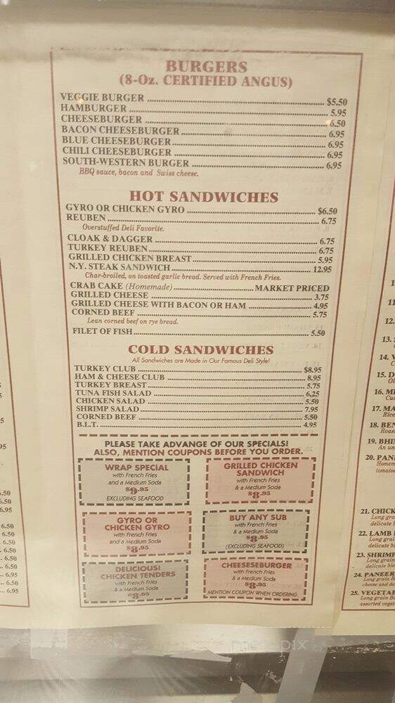 Tamber's Indian Amer Cuisine - Baltimore, MD menu_pic
