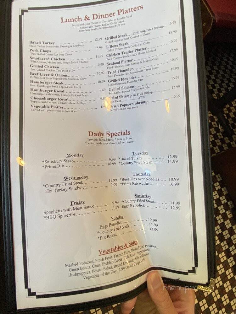 Tasty Diner - Silver Spring, MD menu_pic