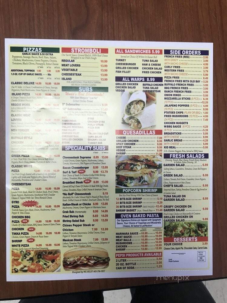 Wings Things & More - Windsor Mill, MD menu_pic