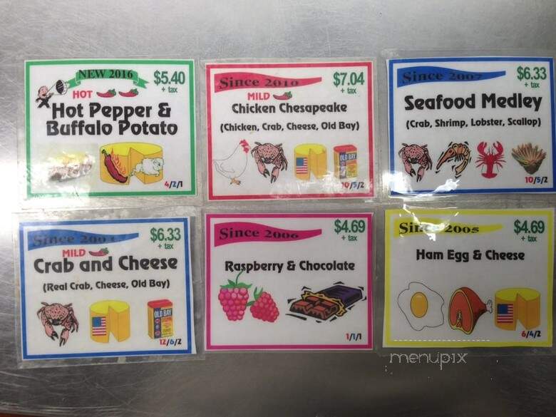 Wrapper - Ocean City, MD menu_pic