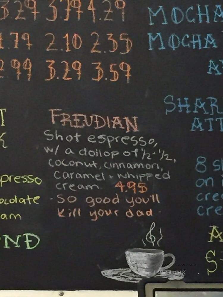 Accoustic Java - Worcester, MA menu_pic