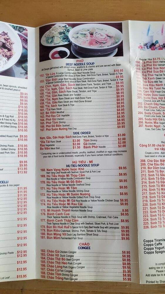 Anh Hong - Dorchester, MA menu_pic